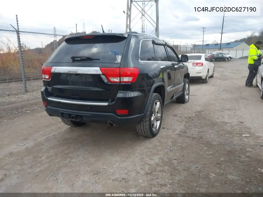 1C4RJFCG2DC627190 2013 Jeep Grand Cherokee Overland