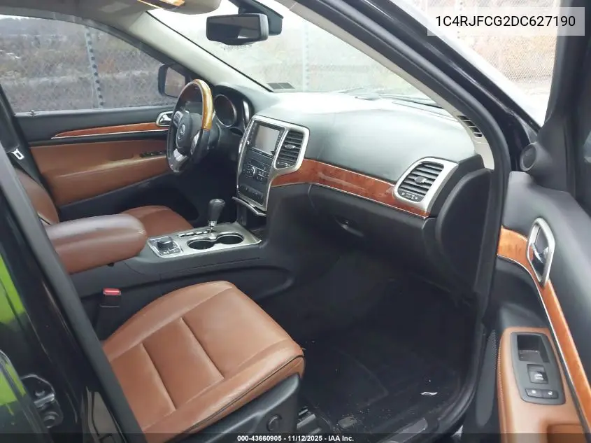 1C4RJFCG2DC627190 2013 Jeep Grand Cherokee Overland