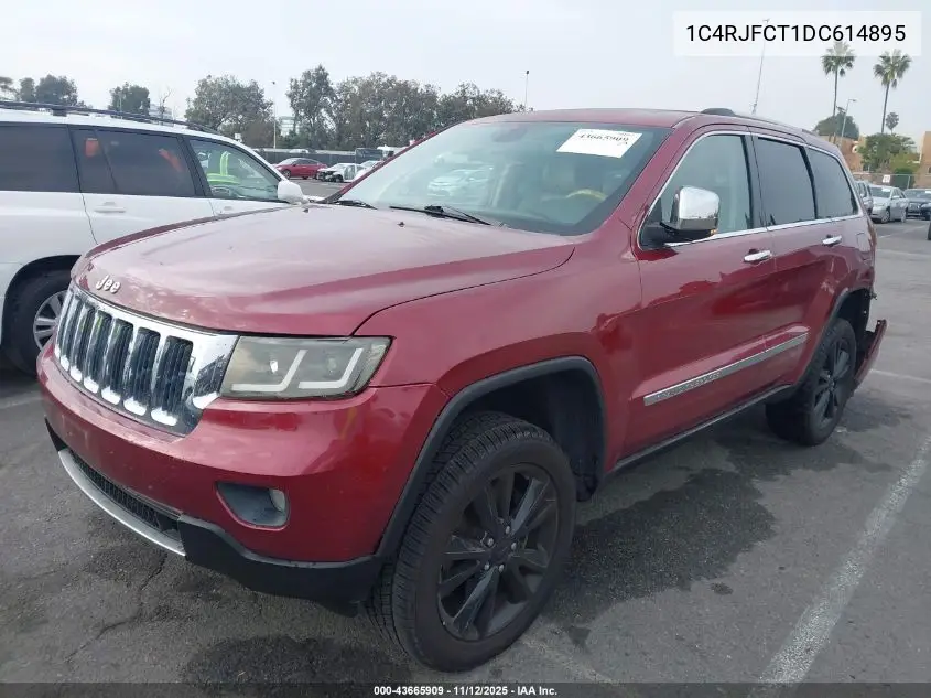 1C4RJFCT1DC614895 2013 Jeep Grand Cherokee Overland