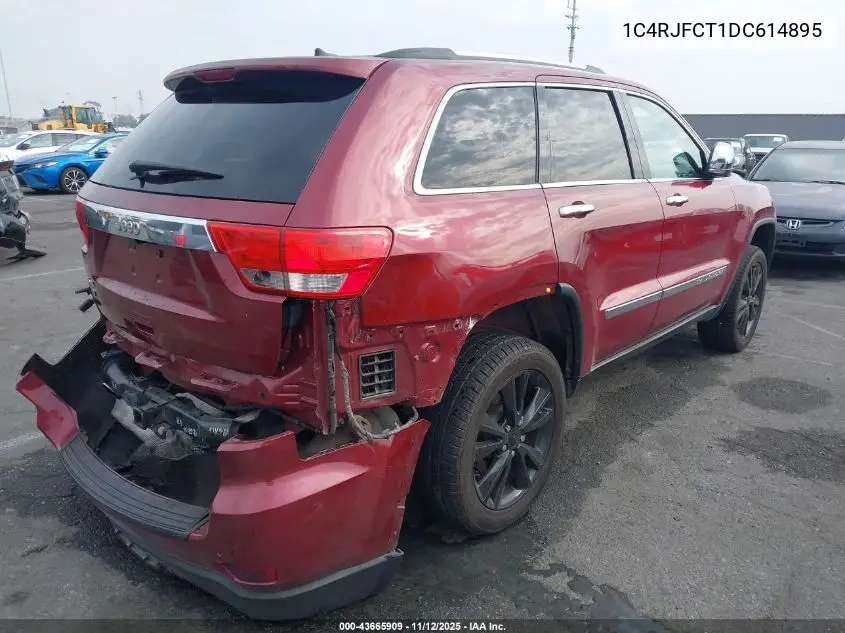 1C4RJFCT1DC614895 2013 Jeep Grand Cherokee Overland