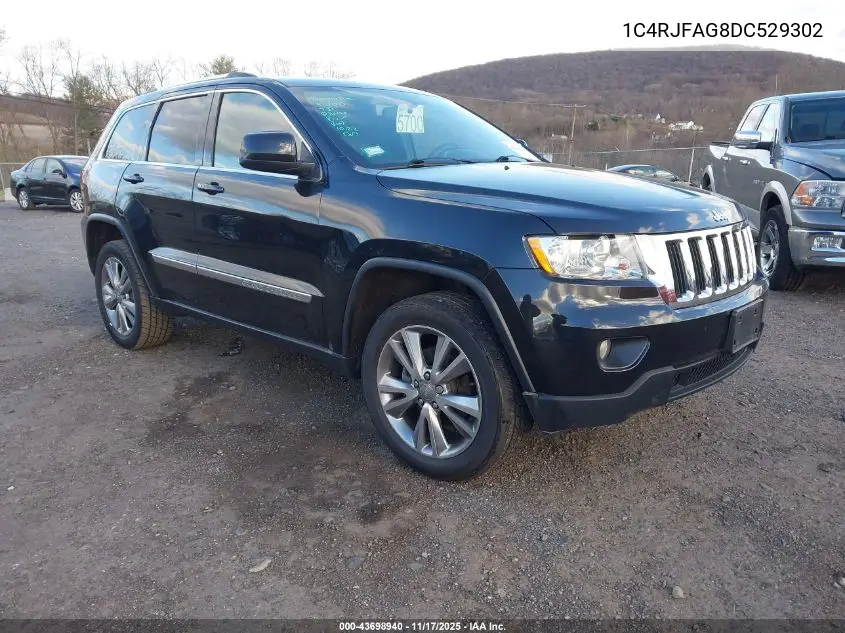1C4RJFAG8DC529302 2013 Jeep Grand Cherokee Laredo