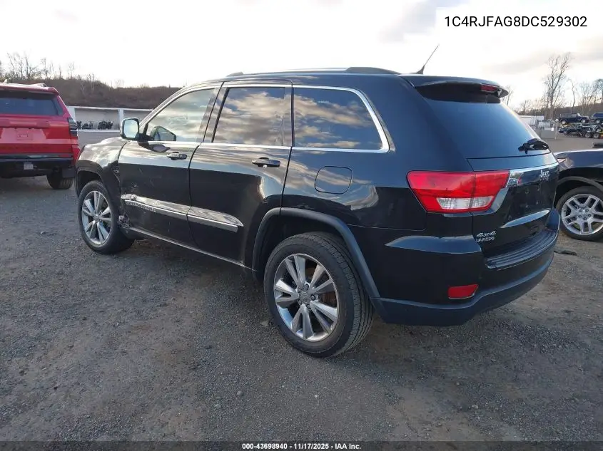 1C4RJFAG8DC529302 2013 Jeep Grand Cherokee Laredo