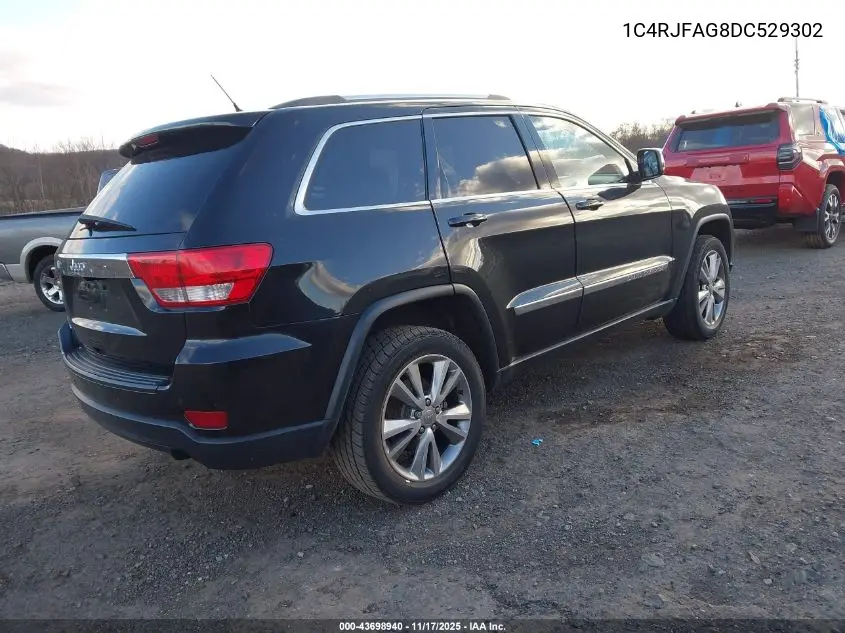 1C4RJFAG8DC529302 2013 Jeep Grand Cherokee Laredo