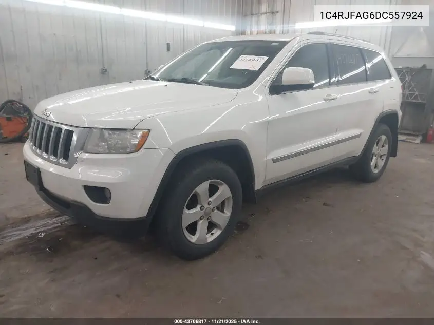 1C4RJFAG6DC557924 2013 Jeep Grand Cherokee Laredo