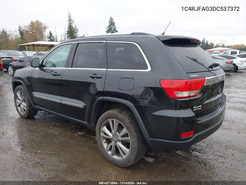 1C4RJFAG3DC537372 2013 Jeep Grand Cherokee Laredo
