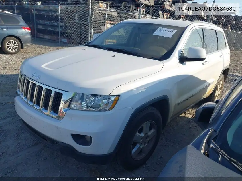 1C4RJEAG7DC534680 2013 Jeep Grand Cherokee Laredo