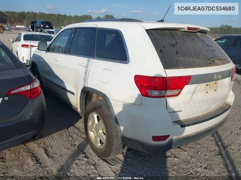 1C4RJEAG7DC534680 2013 Jeep Grand Cherokee Laredo