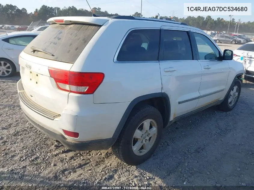1C4RJEAG7DC534680 2013 Jeep Grand Cherokee Laredo