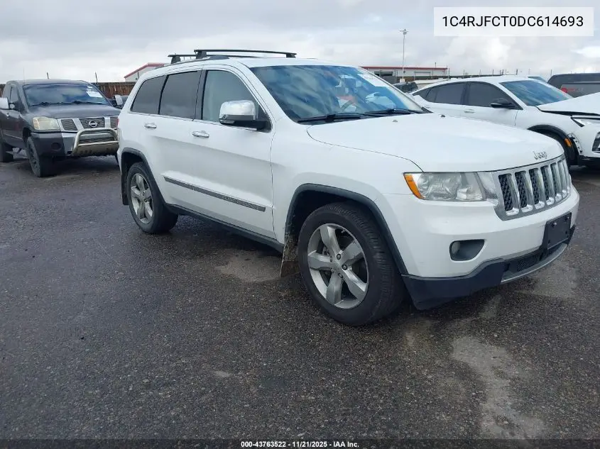 1C4RJFCT0DC614693 2013 Jeep Grand Cherokee Overland