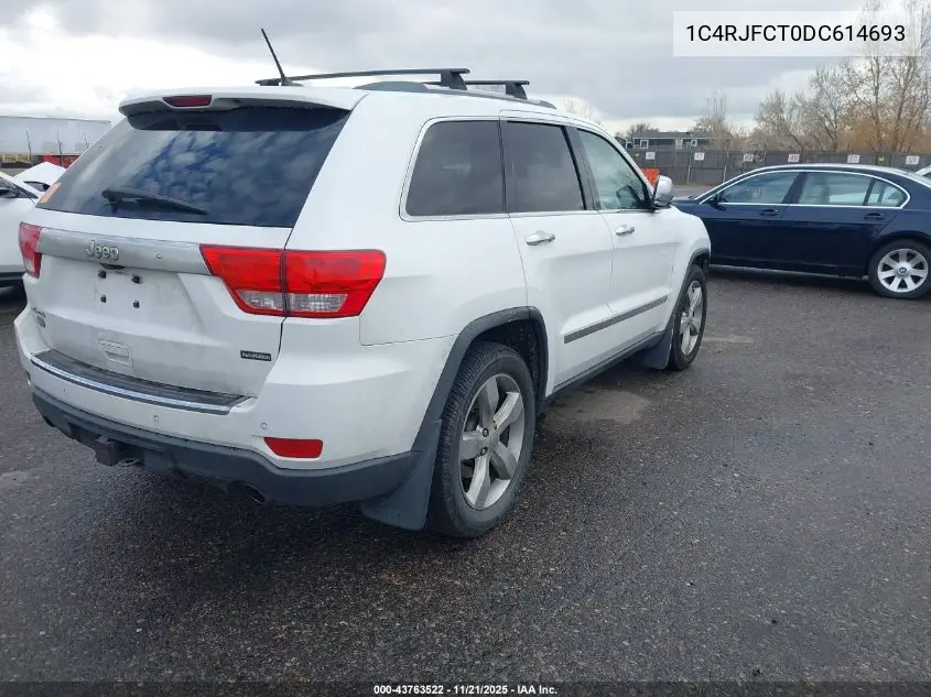 1C4RJFCT0DC614693 2013 Jeep Grand Cherokee Overland