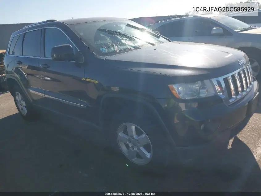 1C4RJFAG2DC585929 2013 Jeep Grand Cherokee Laredo