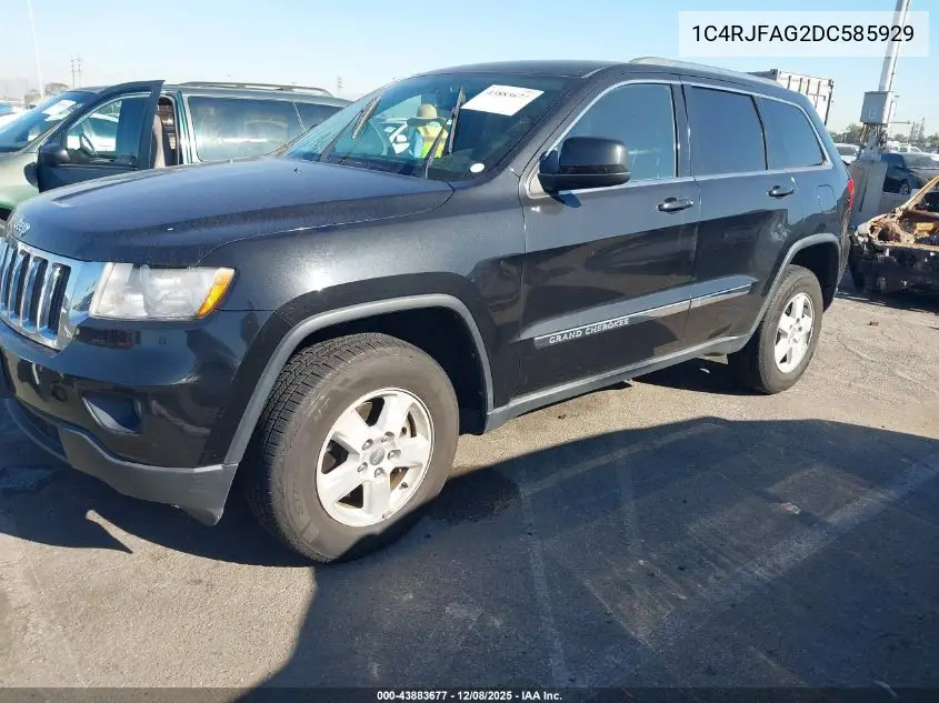 1C4RJFAG2DC585929 2013 Jeep Grand Cherokee Laredo