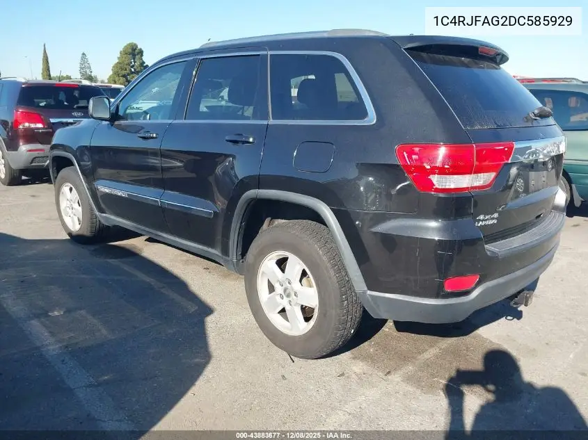 1C4RJFAG2DC585929 2013 Jeep Grand Cherokee Laredo