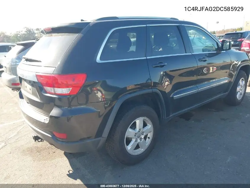 1C4RJFAG2DC585929 2013 Jeep Grand Cherokee Laredo