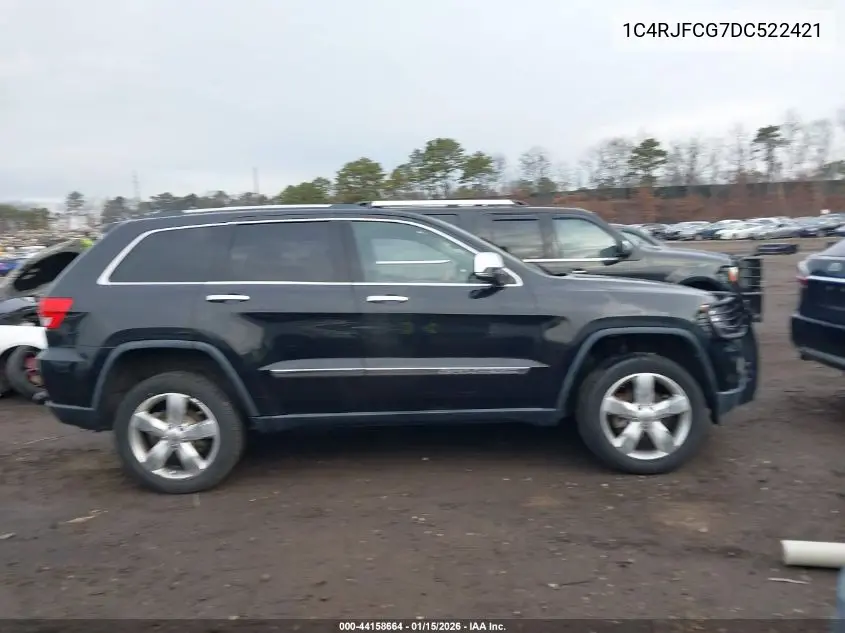 1C4RJFCG7DC522421 2013 Jeep Grand Cherokee Overland