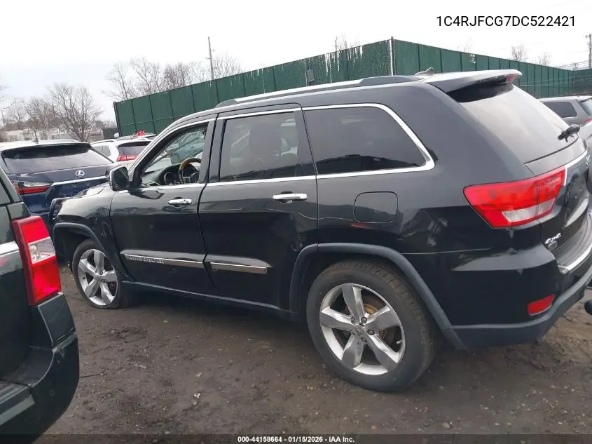 1C4RJFCG7DC522421 2013 Jeep Grand Cherokee Overland