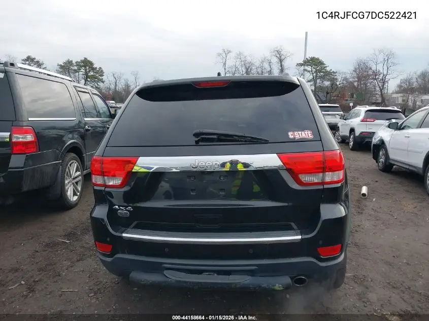 1C4RJFCG7DC522421 2013 Jeep Grand Cherokee Overland
