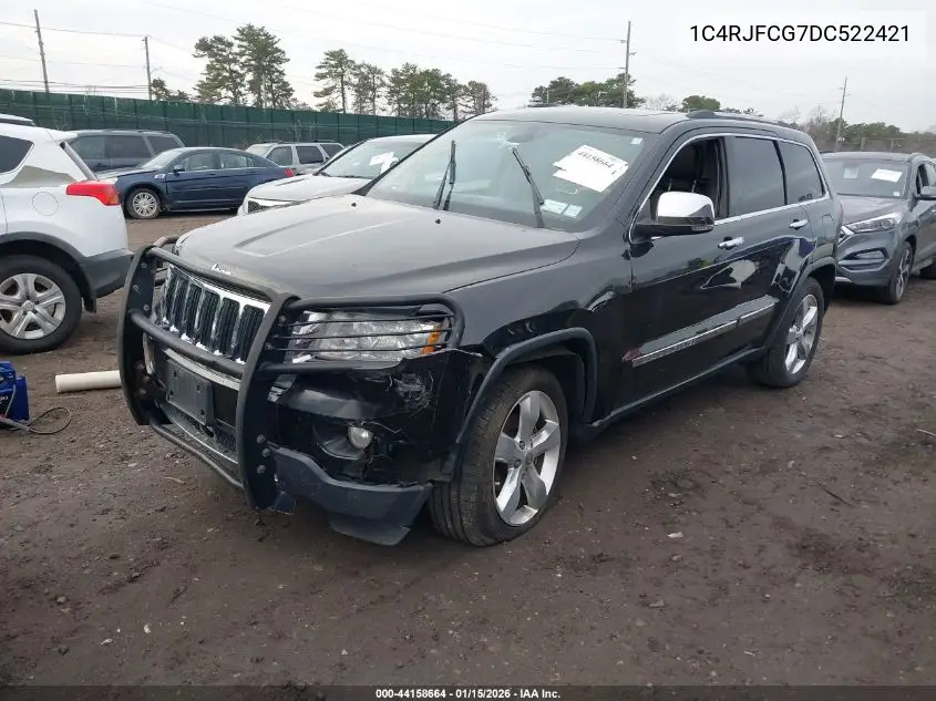 1C4RJFCG7DC522421 2013 Jeep Grand Cherokee Overland