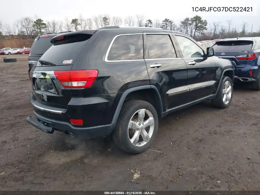 1C4RJFCG7DC522421 2013 Jeep Grand Cherokee Overland