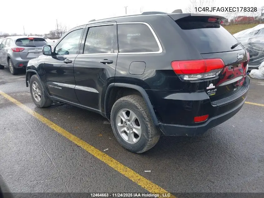 1C4RJFAGXEC178328 2014 Jeep Grand Cherokee Laredo
