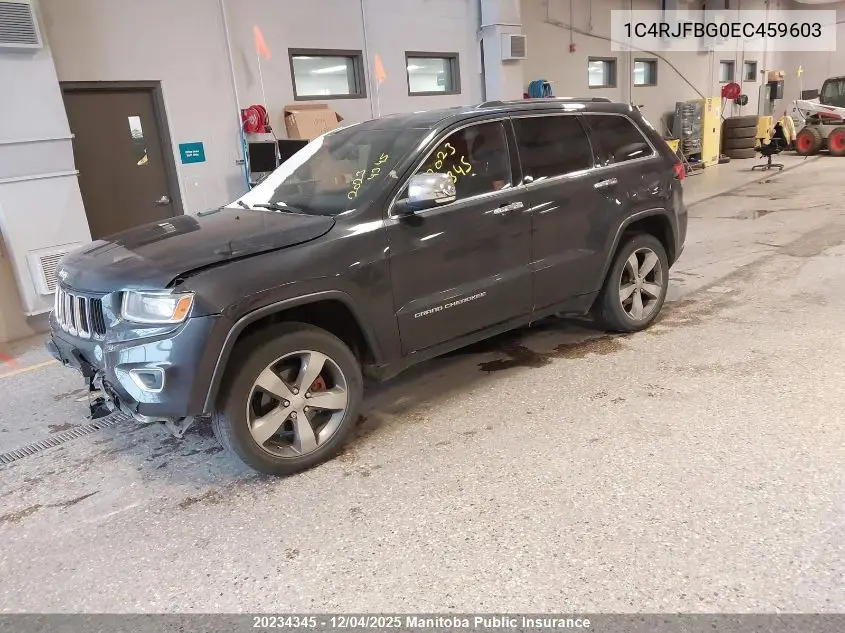 1C4RJFBG0EC459603 2014 Jeep Grand Cherokee Limited