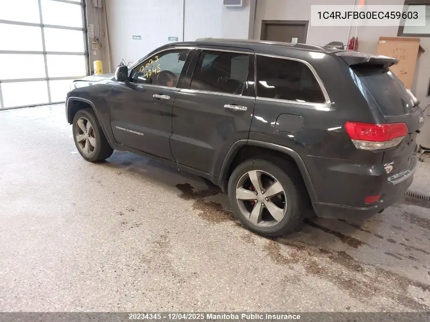 1C4RJFBG0EC459603 2014 Jeep Grand Cherokee Limited