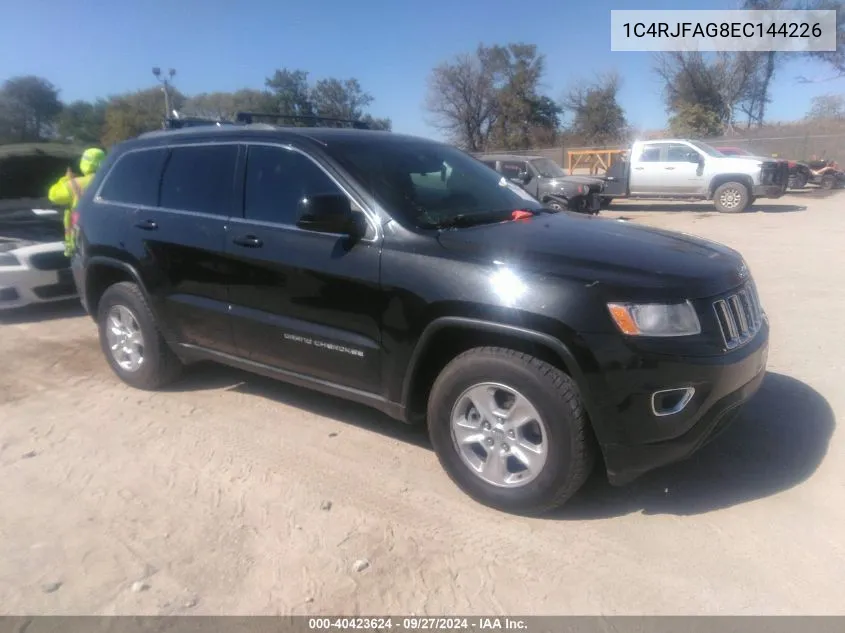 2014 Jeep Grand Cherokee Laredo VIN: 1C4RJFAG8EC144226 Lot: 40423624