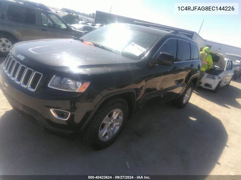 2014 Jeep Grand Cherokee Laredo VIN: 1C4RJFAG8EC144226 Lot: 40423624