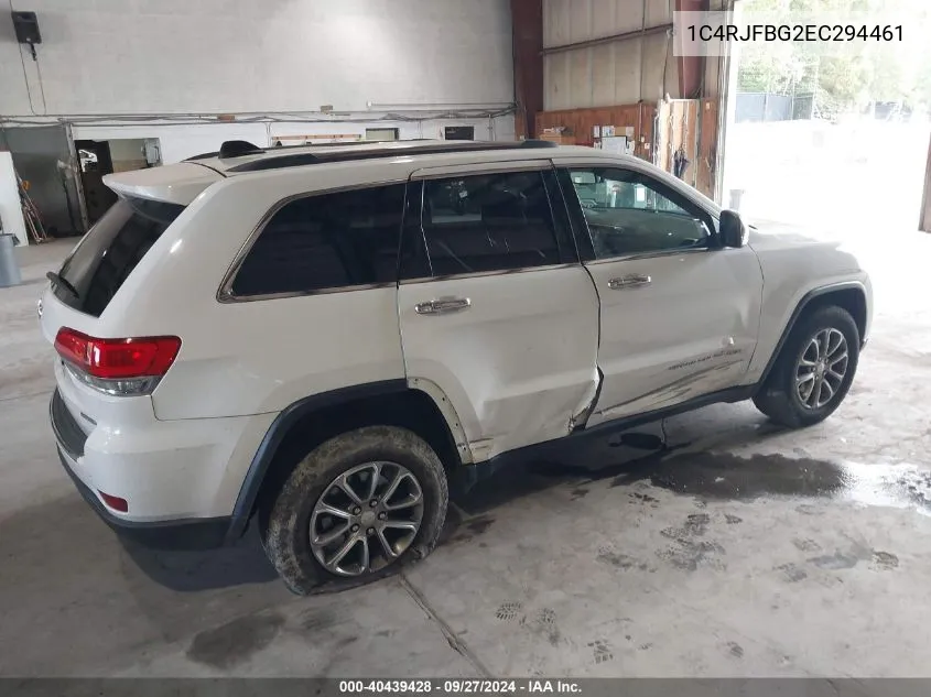 1C4RJFBG2EC294461 2014 Jeep Grand Cherokee Limited