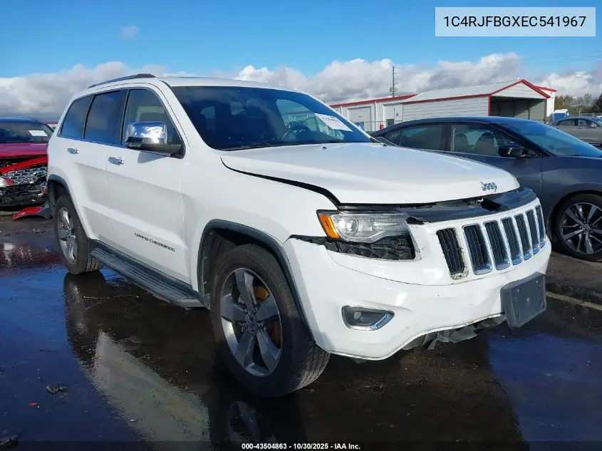 1C4RJFBGXEC541967 2014 Jeep Grand Cherokee Limited
