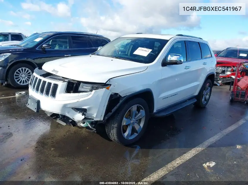 1C4RJFBGXEC541967 2014 Jeep Grand Cherokee Limited