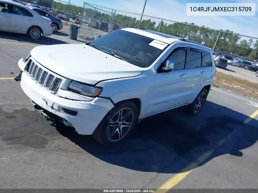 1C4RJFJMXEC315709 2014 Jeep Grand Cherokee Summit