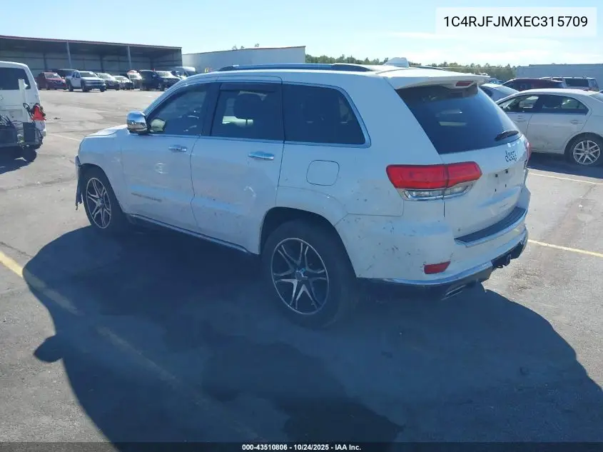 1C4RJFJMXEC315709 2014 Jeep Grand Cherokee Summit