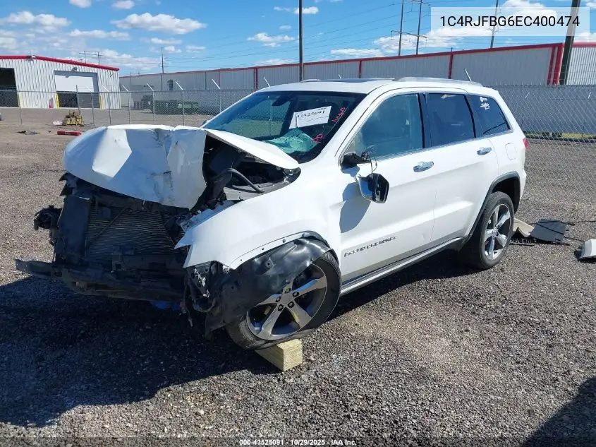 1C4RJFBG6EC400474 2014 Jeep Grand Cherokee Limited
