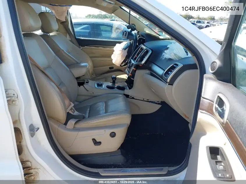 1C4RJFBG6EC400474 2014 Jeep Grand Cherokee Limited