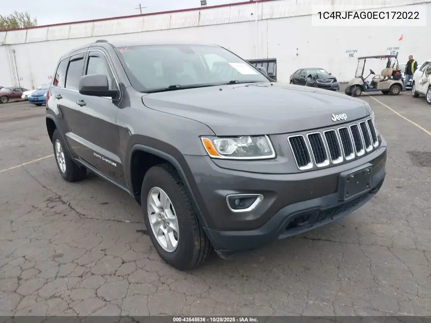1C4RJFAG0EC172022 2014 Jeep Grand Cherokee Laredo