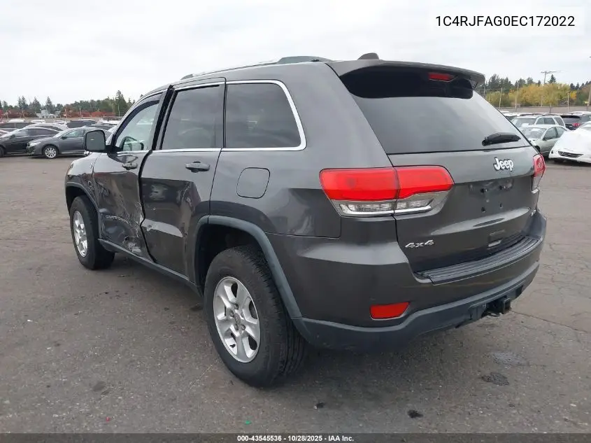1C4RJFAG0EC172022 2014 Jeep Grand Cherokee Laredo
