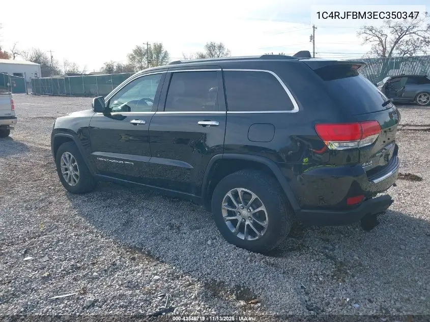1C4RJFBM3EC350347 2014 Jeep Grand Cherokee Limited