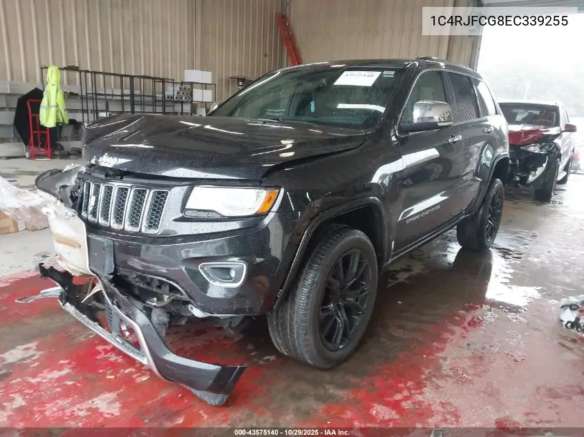 1C4RJFCG8EC339255 2014 Jeep Grand Cherokee Overland