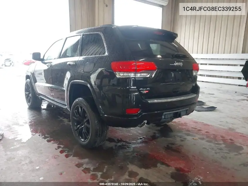 1C4RJFCG8EC339255 2014 Jeep Grand Cherokee Overland