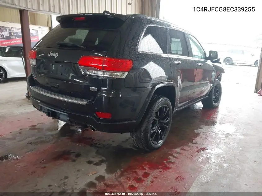 1C4RJFCG8EC339255 2014 Jeep Grand Cherokee Overland