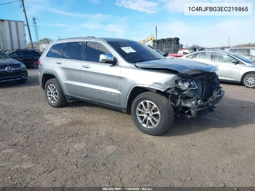 1C4RJFBG3EC219865 2014 Jeep Grand Cherokee Limited