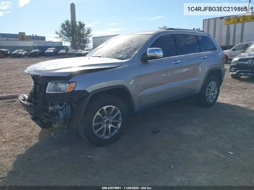 1C4RJFBG3EC219865 2014 Jeep Grand Cherokee Limited