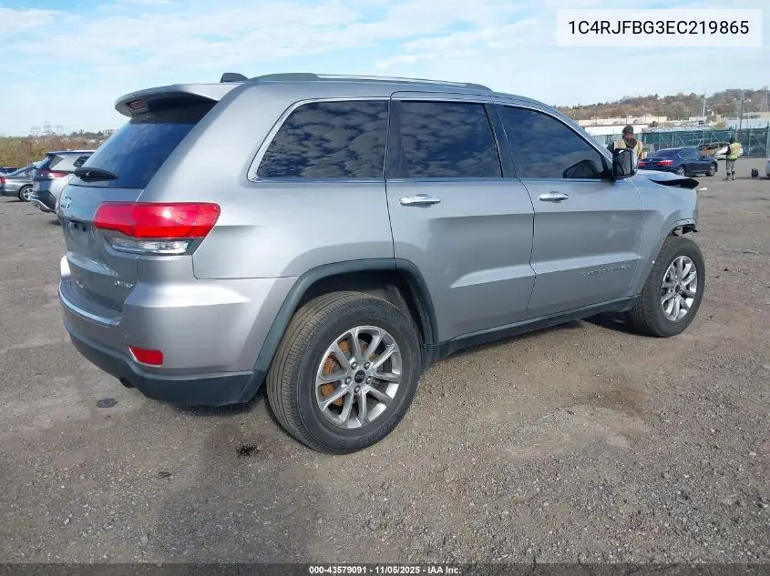 1C4RJFBG3EC219865 2014 Jeep Grand Cherokee Limited