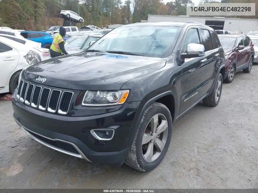 1C4RJFBG4EC482298 2014 Jeep Grand Cherokee Limited