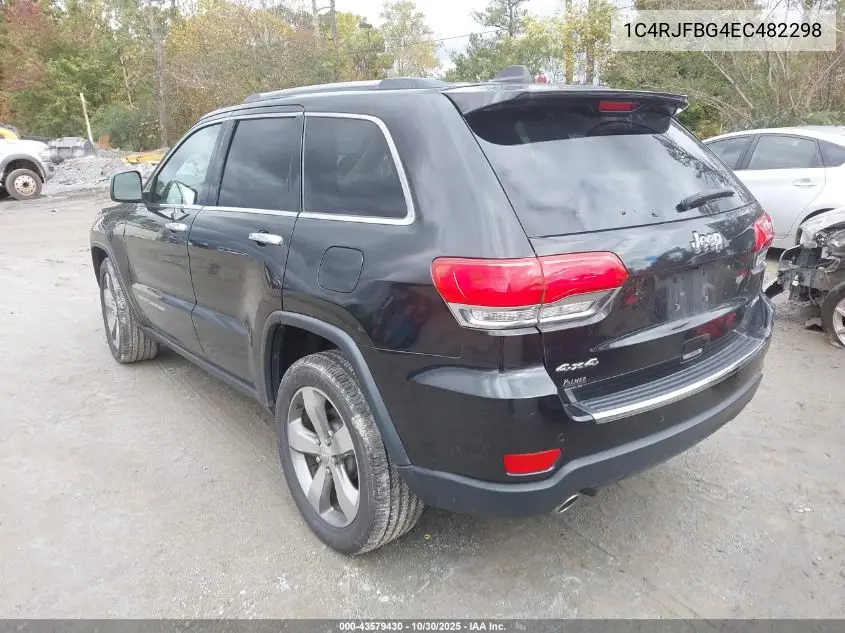 1C4RJFBG4EC482298 2014 Jeep Grand Cherokee Limited