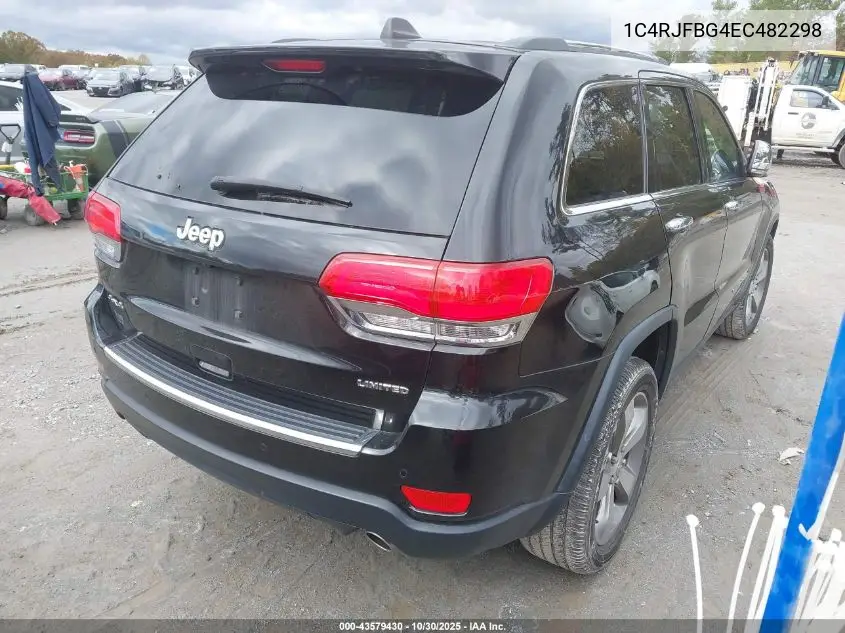 1C4RJFBG4EC482298 2014 Jeep Grand Cherokee Limited