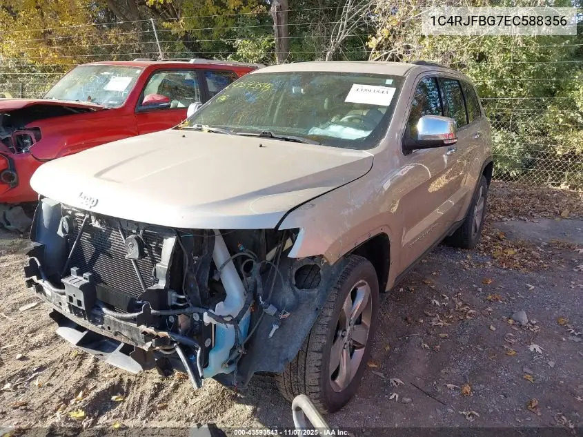 1C4RJFBG7EC588356 2014 Jeep Grand Cherokee Limited