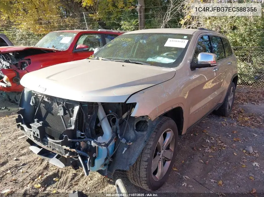 1C4RJFBG7EC588356 2014 Jeep Grand Cherokee Limited