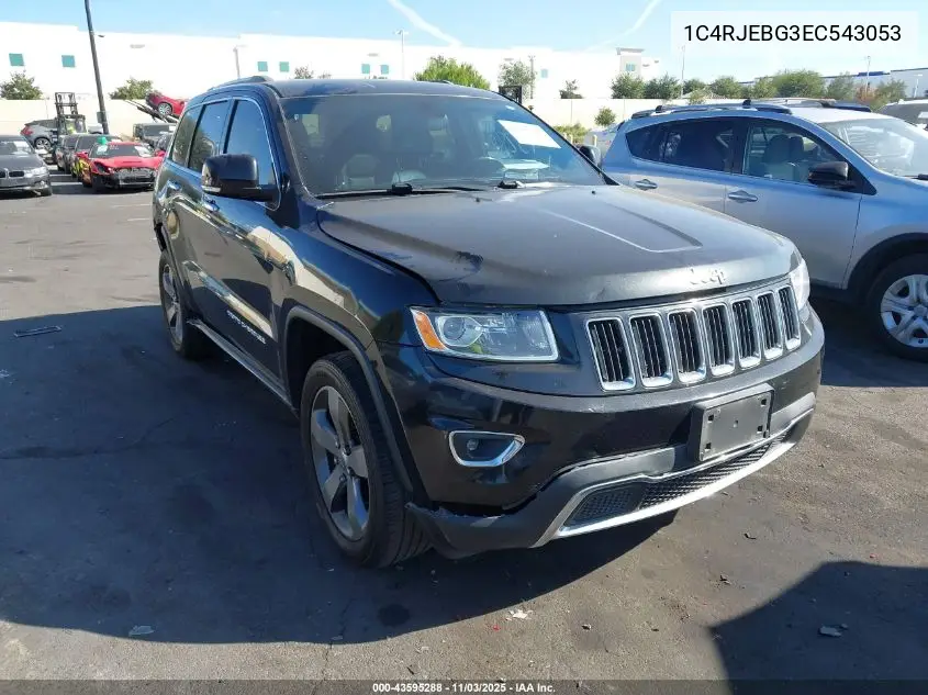 1C4RJEBG3EC543053 2014 Jeep Grand Cherokee Limited